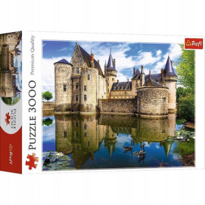 Puzzle 3000 el - Zamek w Sully-sur-Loire, Francja