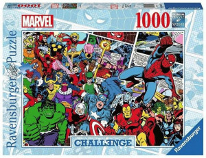 Puzzle 1000 elementów. Challenge. Marvel
