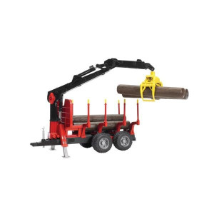 Bruder Przyczepa leśna HDS z 4 balami 02252  8P3/7