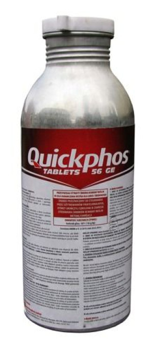Quickphos 56GE  tabletki środek na krety karczowniki fumigacja  1kg