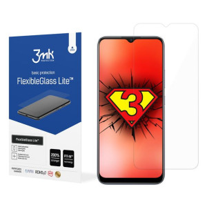 Niepękające szkło hybrydowe na Realme C21 - 3mk FlexibleGlass Lite