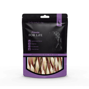 FITMIN Dog For Life Treat Duck&Cod Roll 70g