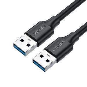 Kabel USB 2.0 A-A UGREEN US128 0.25m czarny