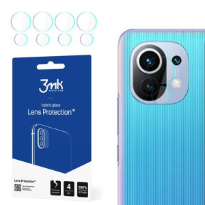 Szkło hybrydowe na obiektyw aparatu 3MK Lens Protection Xiaomi Mi 11 5G [4