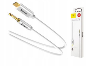 Kabel AUDIO AUX 1.2m USB TYPE-C na Mini Jack 3.5mm