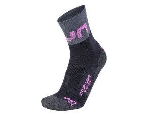 Skarpety UYN Light Lady Socks Black Grey Rose Violet 2021