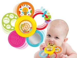Smily Play Grzechotka STOKROTKA GRYZACZEK 0776