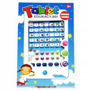 Duży Tablet Edukacyjny Nauka Literek Po Polsku