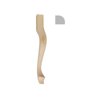 Stylowa Noga drewniana F990003 Ludwik 46 cm