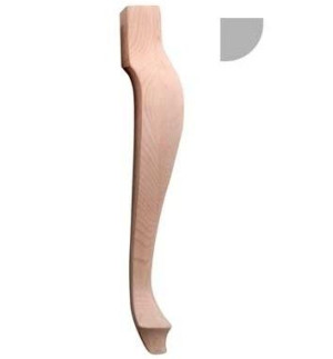 Stylowa noga drewniana F990006 Ludwik 73,5 cm