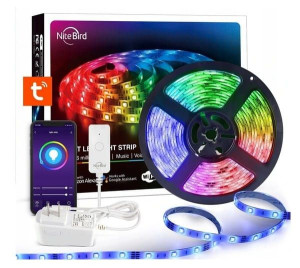 Taśma LED WIFI GOSUND pasek RGB 5m Tuya GOOGLE ALEXA