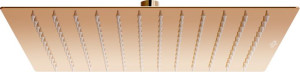 Mexen Slim deszczownica 30 x 30 cm różowe złoto - 79130-60