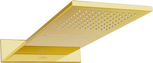 Mexen Waterfall deszczownica slim 50 x 22 cm złota - 79190-50