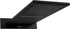 Mexen Waterfall deszczownica slim 50 x 22 cm czarna - 79190-70
