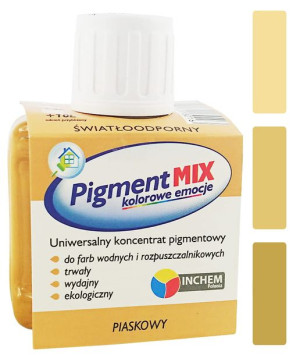 Pigment uniwersalny koncentrat 80ml piaskowy