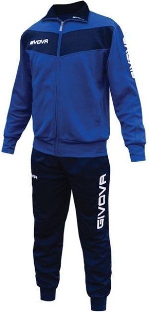 Dres treningowy bluza + spodnie Givova Visa niebiesko-granatowy