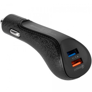 Szybka Ładowarka Samochodowa 2xusb Quick Charge