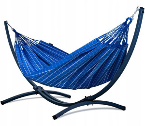 POTENZA Stelaż GRANDE do 220kg + Hamak Cartago Blue