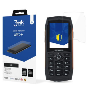 Folia na zaokrąglony ekran do MyPhone Hammer 3 / 3 Plus, 3mk ARC+