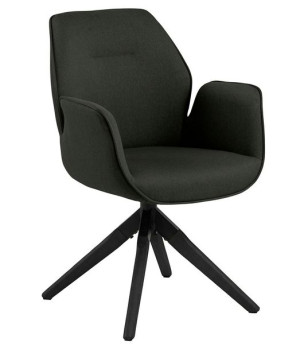 Krzesło obrotowe Aura dark grey /black auto return