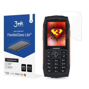Niepękające szkło hybrydowe do MyPhone Hammer 3 / 3 Plus, 3mk FlexibleGlass