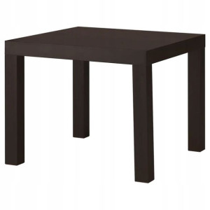 Ikea lack stolik kawowy czarnobrąz wenge 55x55 cm