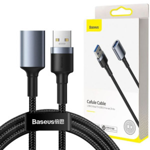 Kabel USB 3.0 przedłużający BASEUS 1m 100cm czarny