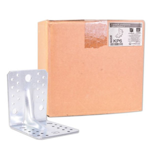 Techniki Zamocowań Kątownik Z Przetłoczeniem 125x125x90x2,5mm 50szt