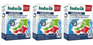 Chusteczki PRZECIW FARBOWANIU ubrań Ludwik x 3