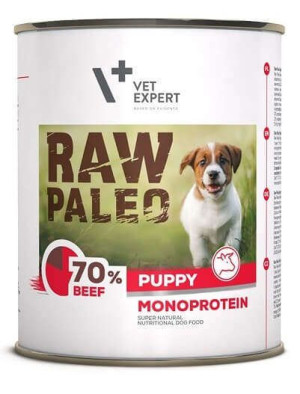 Vet Expert Raw Paleo Puppy z wołowiną 800g