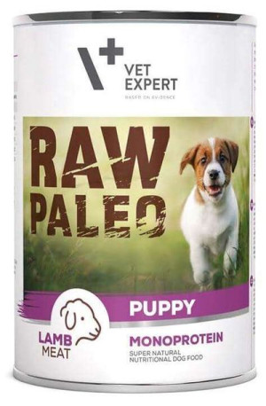Vet Expert Raw Paleo Puppy z jagnięciną 400g