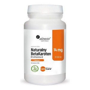 ALINESS Naturalny BetaKaroten 14mg 100tab vege