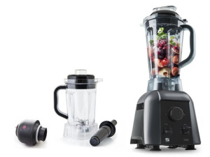 Blender kielichowy G21 Perfection grafitowy zestaw z drugim kielichem 0,9l