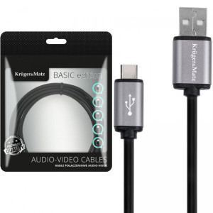 Kabel Przewód Usb Typ-c Szybkie Ładowanie Qc 1m