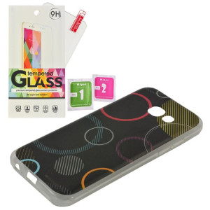 Etui Mercury DaVinci Samsung A5 2017 szkło czarny