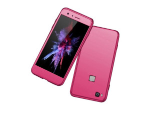 ETUI BUMPER 360 przód + tył RÓŻOWY Huawei P9 Lite