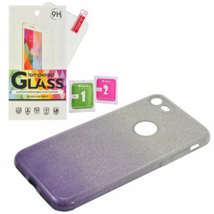 Etui Case Shinning Iphone 7 / 8 fiolet wyc Szkło