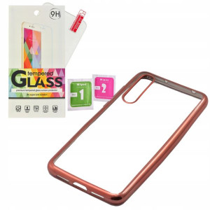 Etui Electro Jelly do Huawei P20 Pro różowy szkło