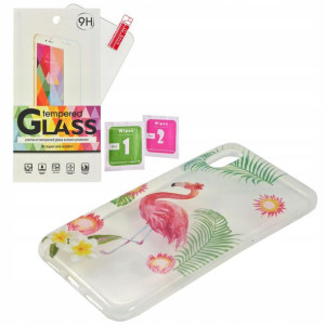 ETUI GUMA Flaming Summer Apple Iphone Xs + SZKŁO
