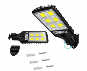 Lampa Led Solarna Z Czujnikiem Ruchu Latarnia 73 L