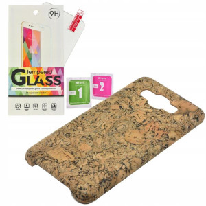 Etui Nakładka Cork Case do Samsung J5 2016 Szkło