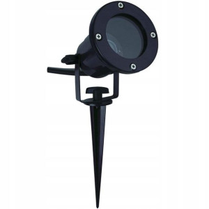Lampa Ogrodowa Reflektor Okrągła Wbijana Gu10