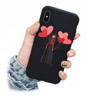 Etui Matt walentynki 14Luty wzory do Iphone X / XS