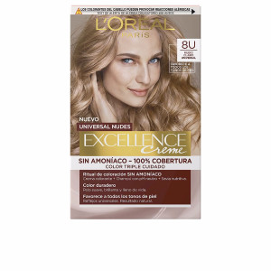 L'Oréal París Excellence Nudes tintura #8u-loiro claro