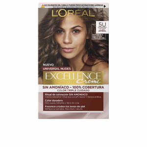 L'Oréal París Excellence Nudes corante #5u-marrom claro