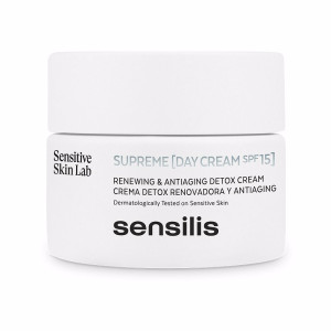 Sensilis Supreme crema de día SPF15+ detox renovadora y antiaging 50 ml