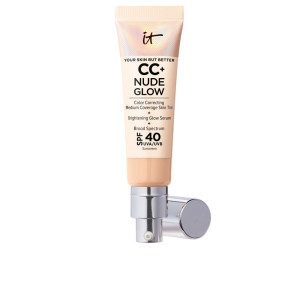 IT Cosmetics CC+ Nude Glow lightweight foundation + glow serum SPF40 #light medium