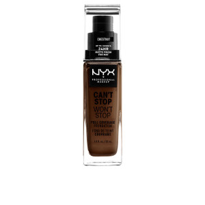 Nyx Professional Make Up CAN’T Stop WON’T Stop full coverage foundation #chestnut