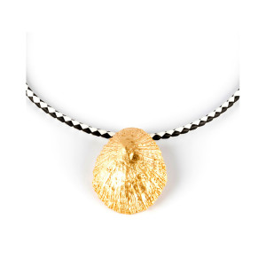 Shabama Collier Calobra Luxe Noir & Blanc #or brillant