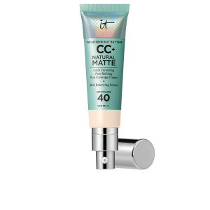 IT Cosmetics CC+ Natural Matte base de maquillaje en crema SPF40 #Fair ivory